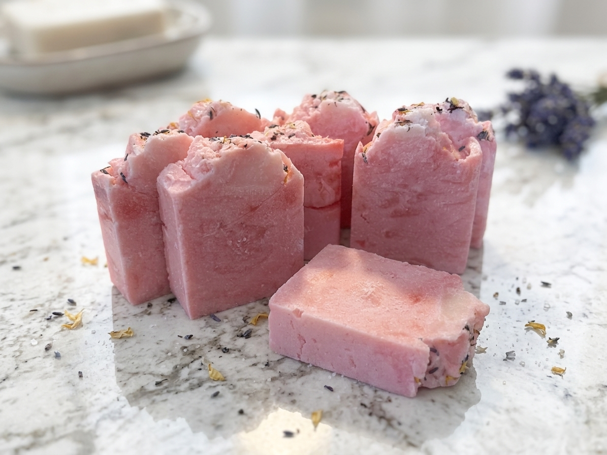 Sweet Pea & Rose Salt Bar
